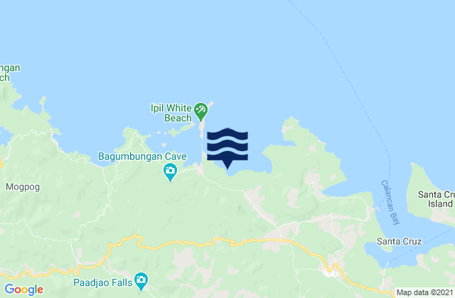 Province of Marinduque, Philippinesの潮見表地図