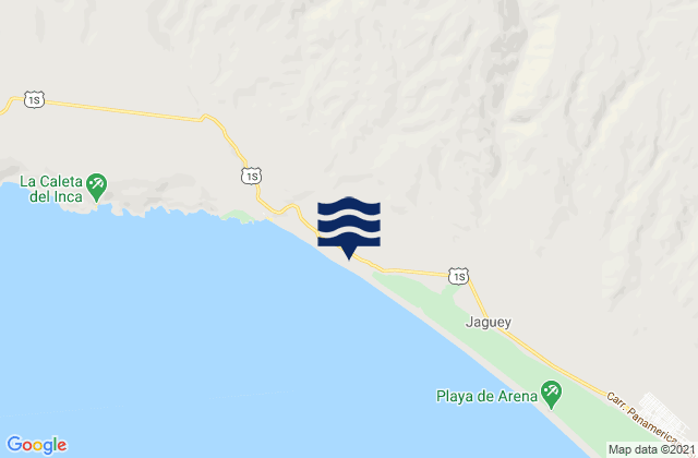 Provincia de Camaná, Peruの潮見表地図