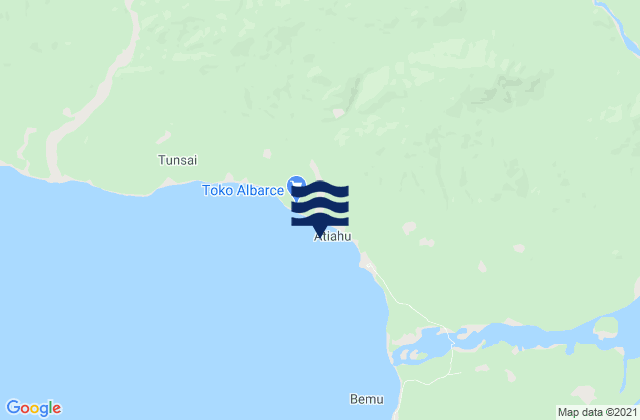 Provinsi Maluku, Indonesiaの潮見表地図