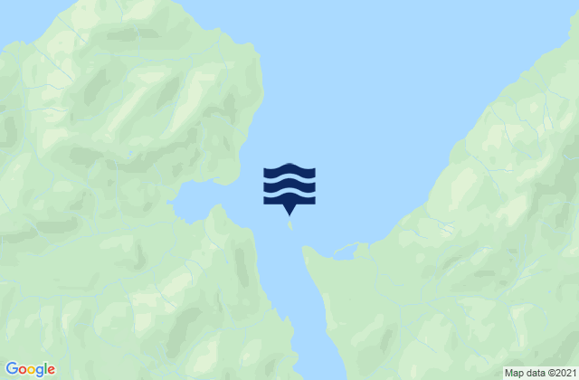 Provorotni Island, United Statesの潮見表地図