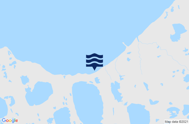 Prudhoe Bay, United Statesの潮見表地図