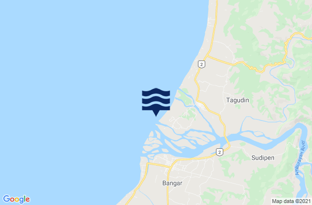 Pudoc, Philippinesの潮見表地図