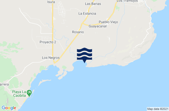 Pueblo Viejo, Dominican Republicの潮見表地図