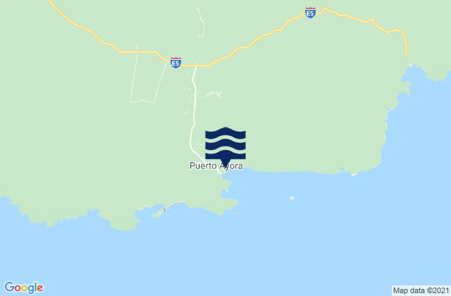 Puerto Ayora, Ecuadorの潮見表地図