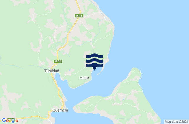 Puerto Huite, Chileの潮見表地図