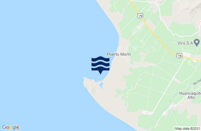 Puerto Morin, Peruの潮見表地図