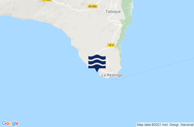 Puerto Naos, Spainの潮見表地図
