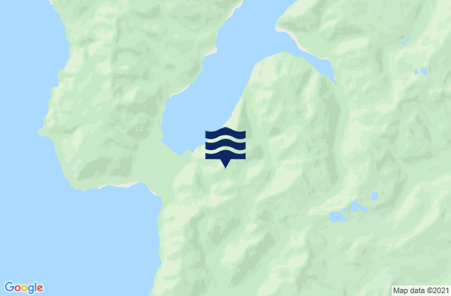 Puerto Slight Golfo Tres Montes, Chileの潮見表地図