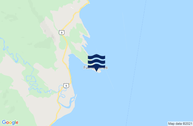 Puerto del Hambre, Chileの潮見表地図