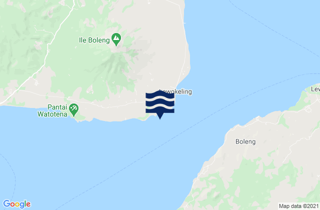 Pukaona B, Indonesiaの潮見表地図