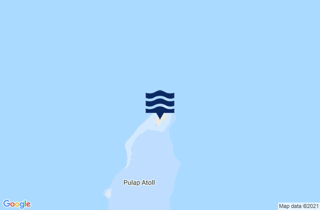 Pulap, Micronesiaの潮見表地図