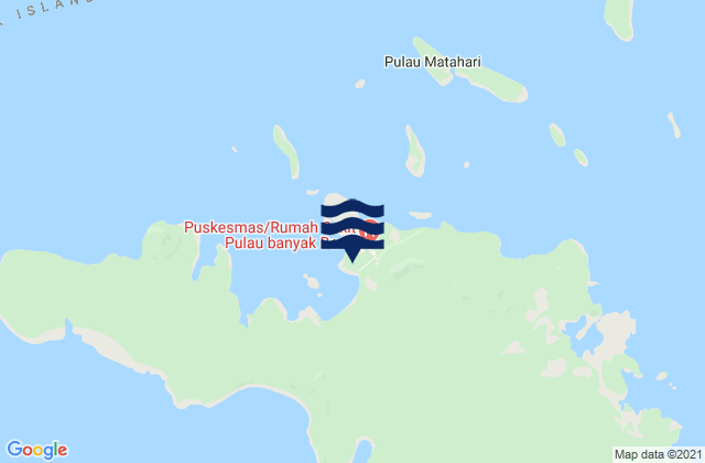 Pulo Batal, Indonesiaの潮見表地図