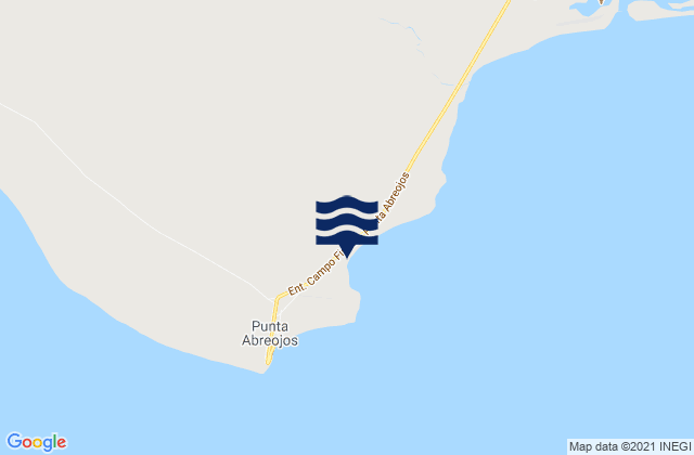 Punta Abreojos, Mexicoの潮見表地図