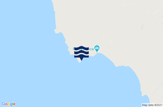 Punta Blanca, Mexicoの潮見表地図