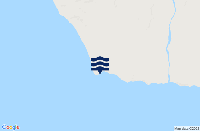 Punta Canoas, Mexicoの潮見表地図