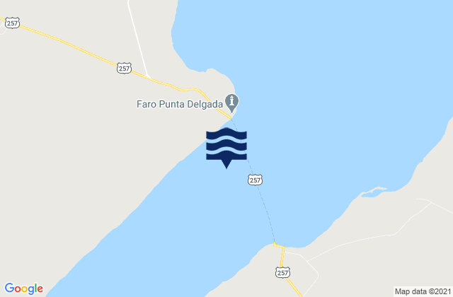Punta Delgada, Chileの潮見表地図