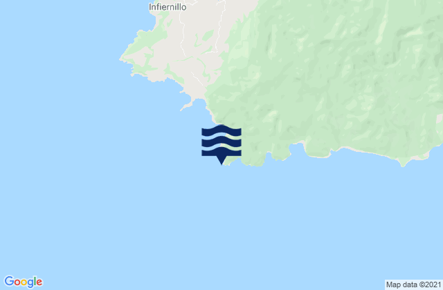 Punta Mariato, Panamaの潮見表地図