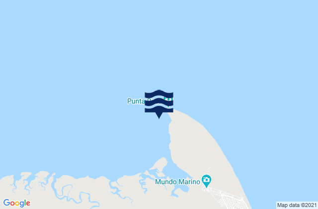 Punta Norte del Cabo San Antonio, Argentinaの潮見表地図