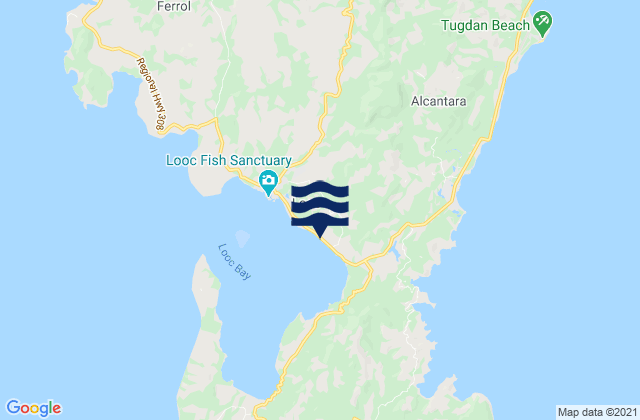 Punta, Philippinesの潮見表地図