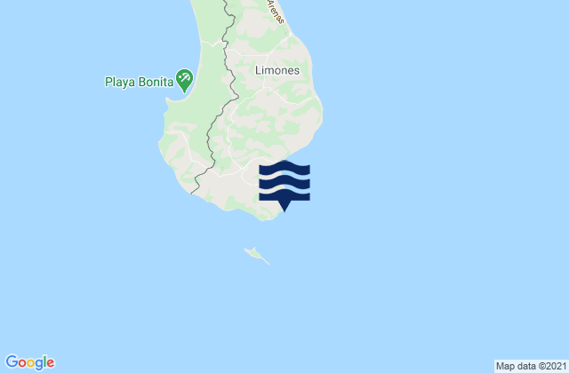 Punta de Burica, Panamaの潮見表地図