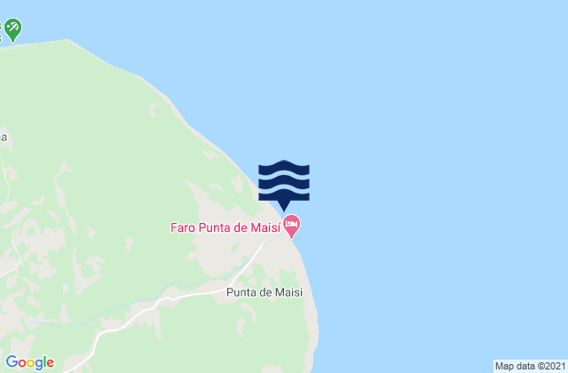 Punta de Maisí, Cubaの潮見表地図