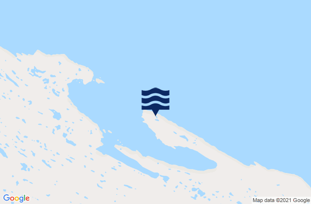 Purfur Cove, Canadaの潮見表地図