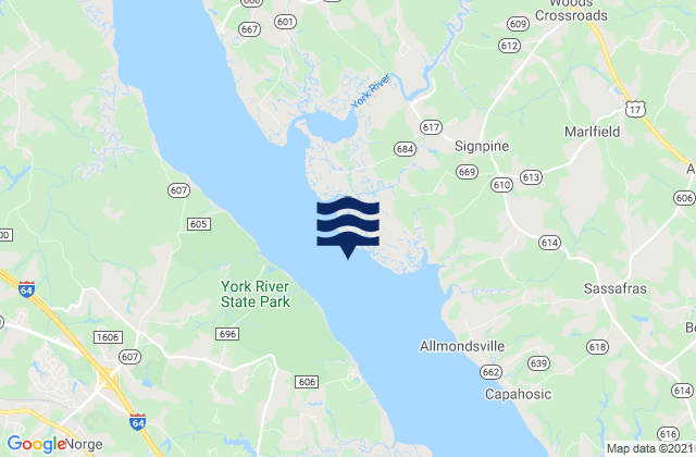 Purtan Island 0.2 mile southwest of, United Statesの潮見表地図