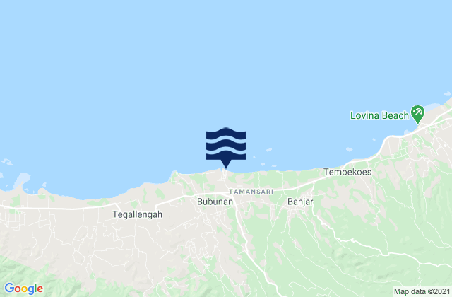 Purwa, Indonesiaの潮見表地図