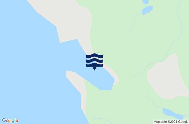 Pushlakhta Bay, Russiaの潮見表地図