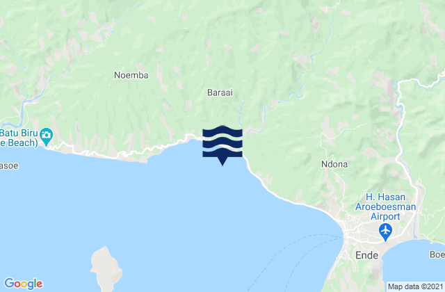 Puubheto, Indonesiaの潮見表地図