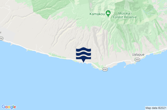 Pāhoa, United Statesの潮見表地図