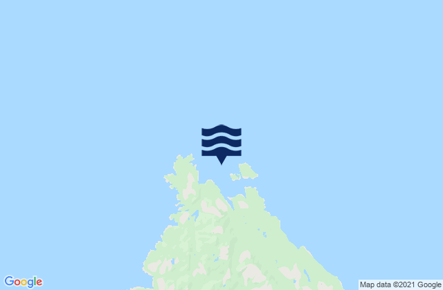 Qlawdzeet Anchorage, Canadaの潮見表地図
