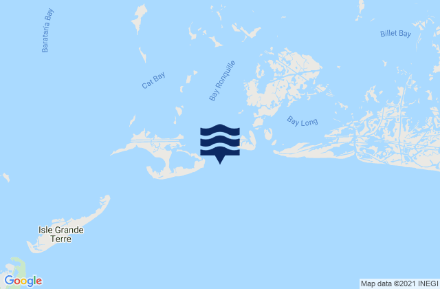 Quatre Bayoux Pass Barataria Bay, United Statesの潮見表地図