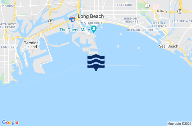 Queens Gate, United Statesの潮見表地図