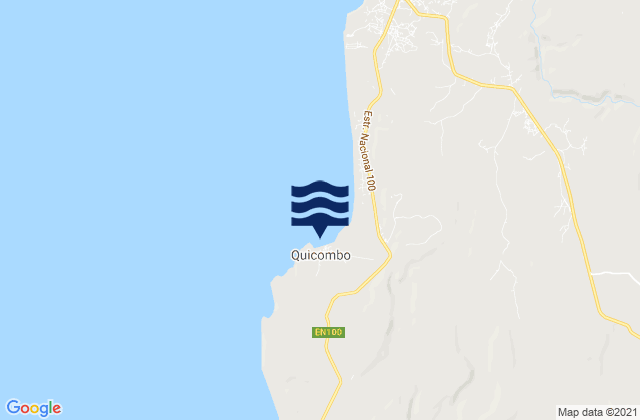 Quicombo, Angolaの潮見表地図