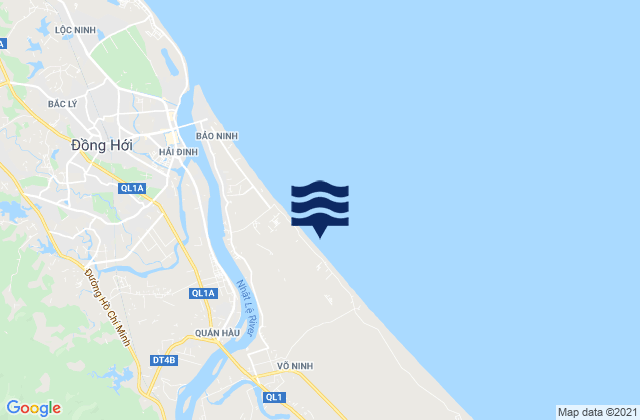 Quán Hàu, Vietnamの潮見表地図