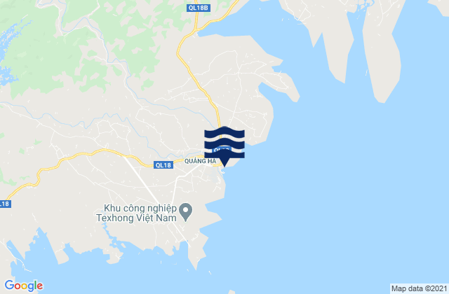 Quảng Hà, Vietnamの潮見表地図