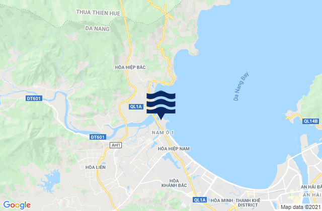Quận Liên Chiểu, Vietnamの潮見表地図