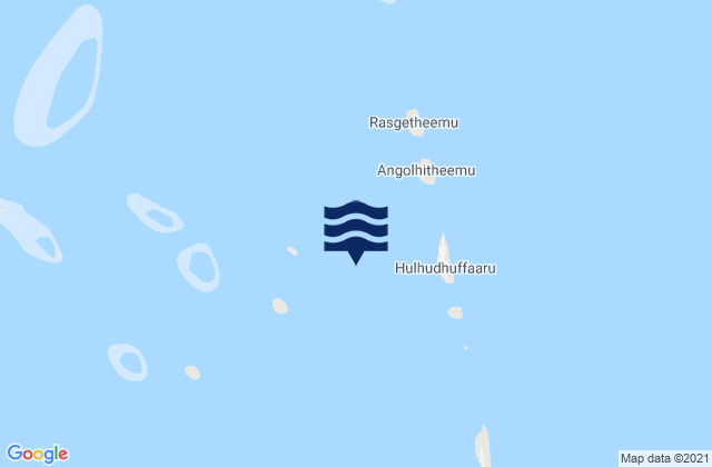 Raa Atholhu, Maldivesの潮見表地図