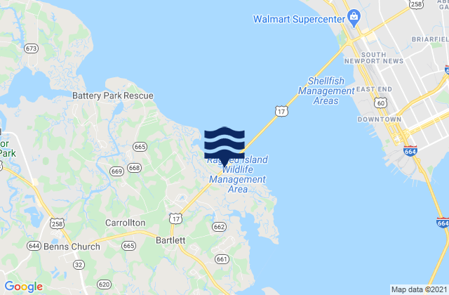 Ragged Island, United Statesの潮見表地図