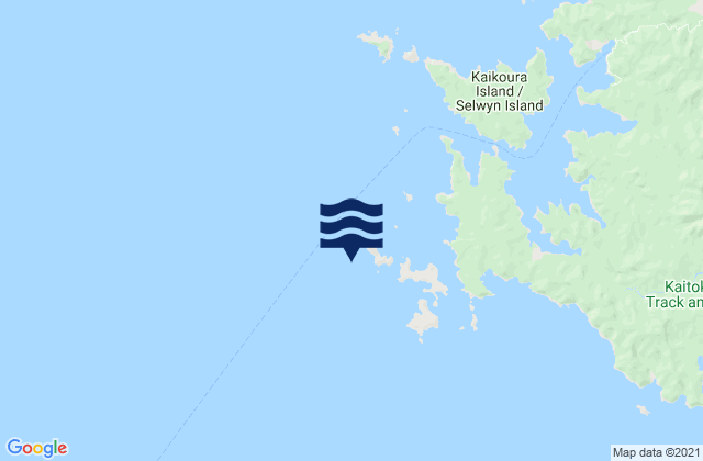 Rangiahua Island (Flat Island), New Zealandの潮見表地図