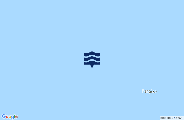 Rangiroa Atoll, French Polynesiaの潮見表地図