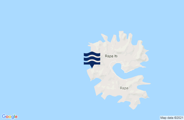 Rapa (Haurei), French Polynesiaの潮見表地図