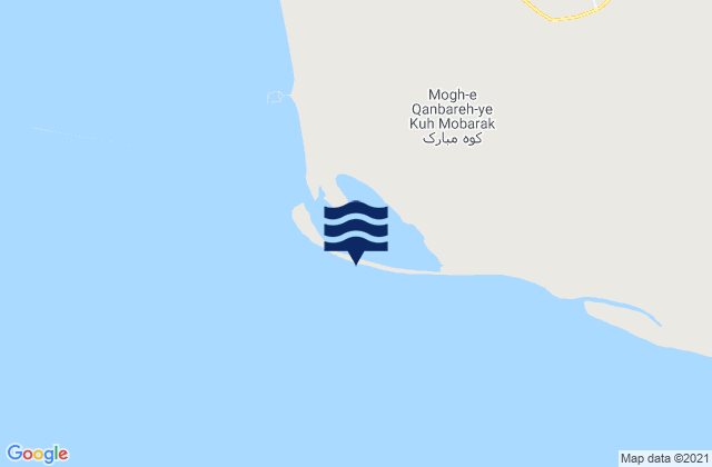 Ras al Kuh, Iranの潮見表地図