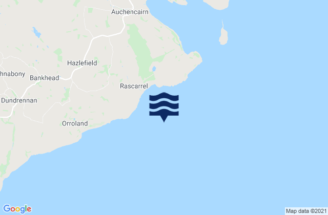 Rascarrel Bay, United Kingdomの潮見表地図