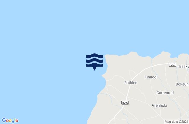 Rathlee Head, Irelandの潮見表地図