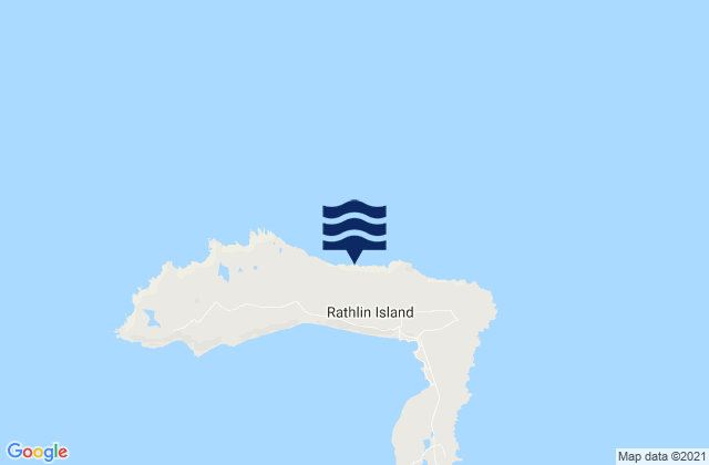 Rathlin Island, United Kingdomの潮見表地図