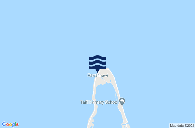 Rawannawi Village, Kiribatiの潮見表地図