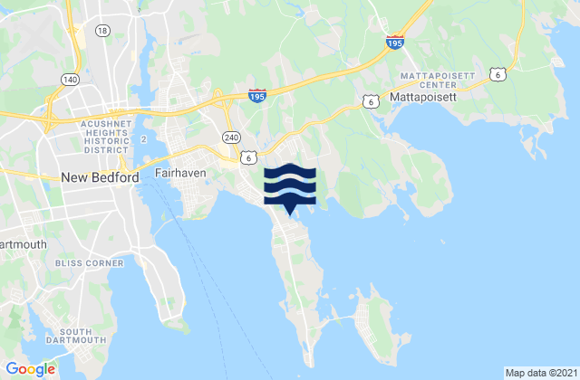 Raymond Street, United Statesの潮見表地図