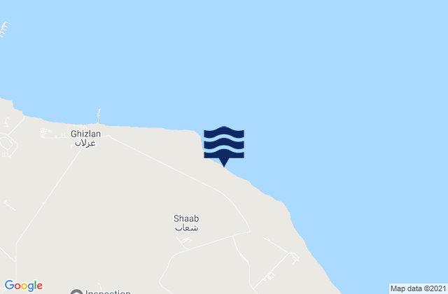 Ra’s Tannūrah, Saudi Arabiaの潮見表地図